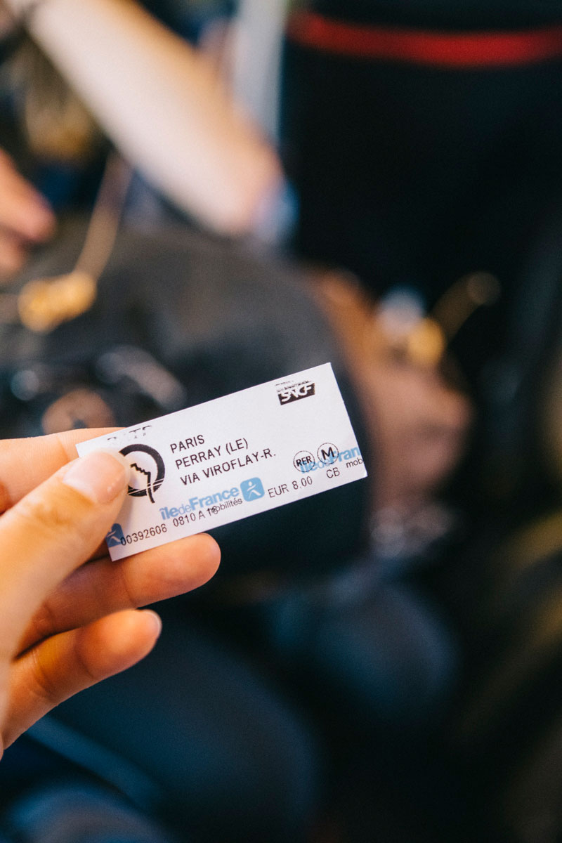 ticket de transition pour la randonnée