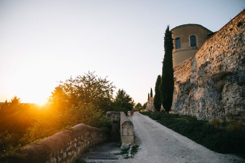 Coucher de soleil château de lectoure