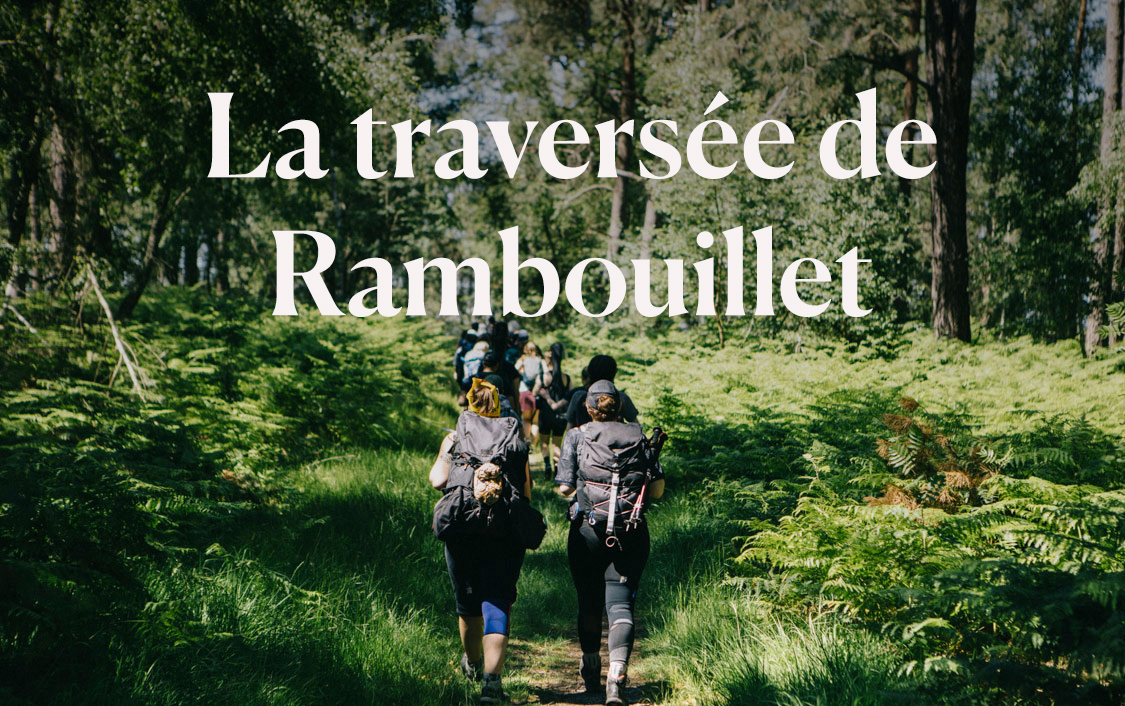 la randonnée de la traversée de Rambouillet