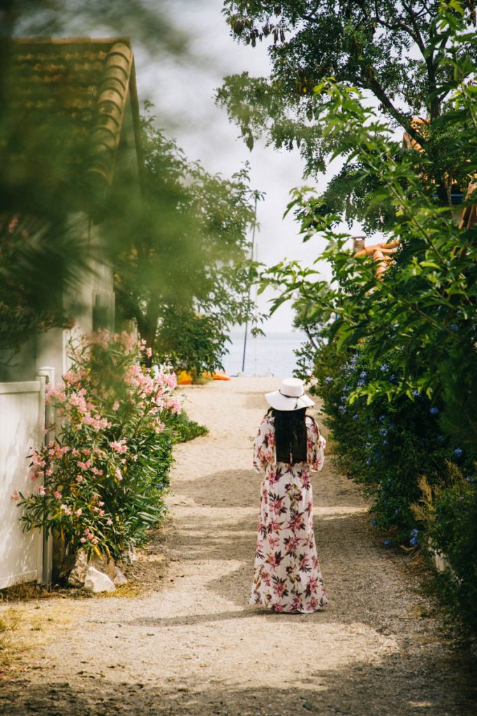 L'accès à la plage du Racou. crédit photo : Clara Ferrand - blog Wildroad