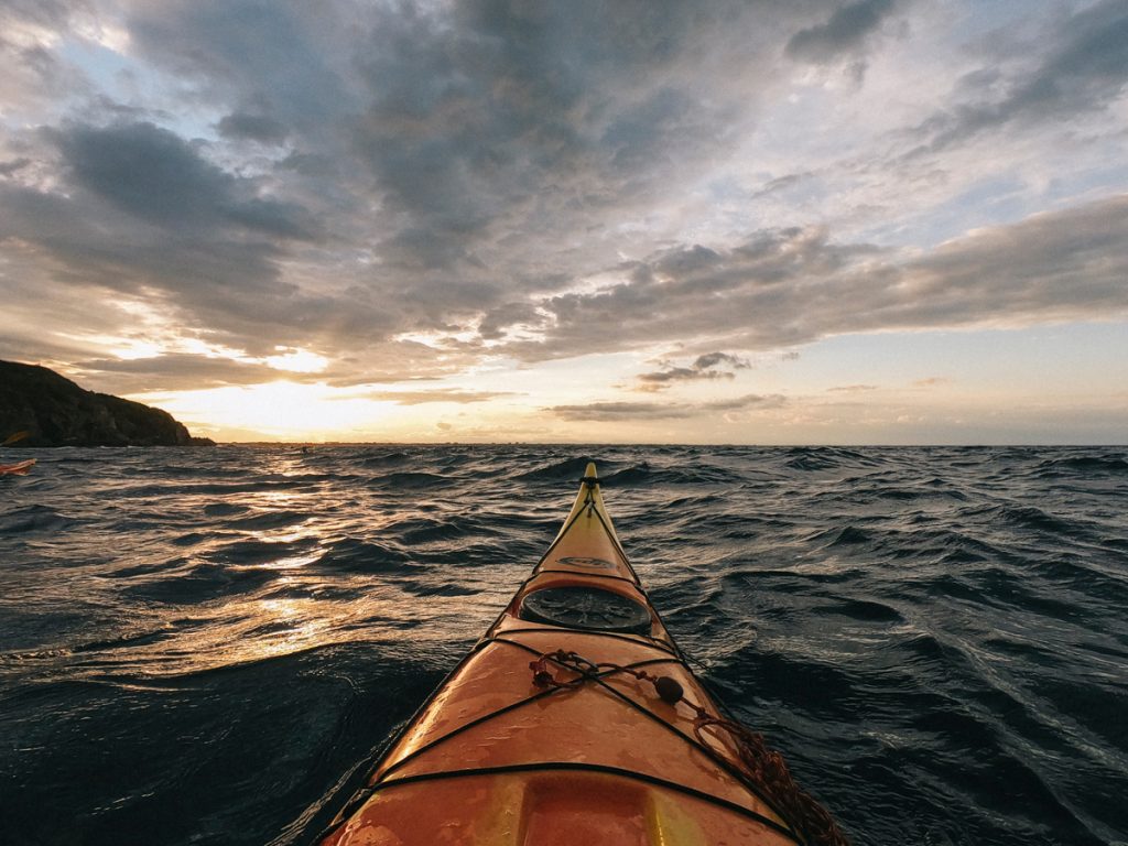 Sortie en Kayak de mer à Argelès-sur-mer. crédit photo : Clara Ferrand - blog Wildroad