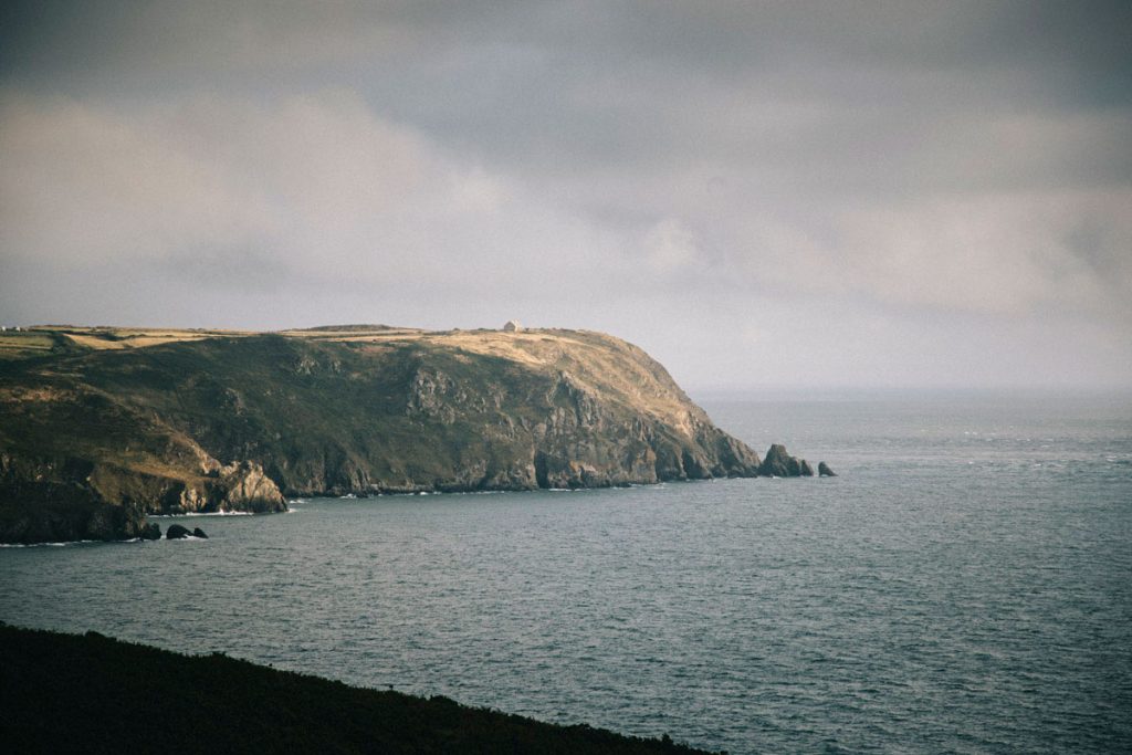 la baie d'Ecalgrain depuis le belèdere