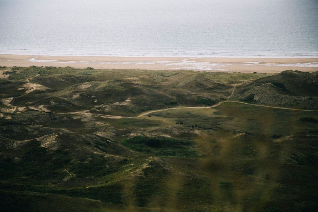 les dunes de faucille depuis le belvédère