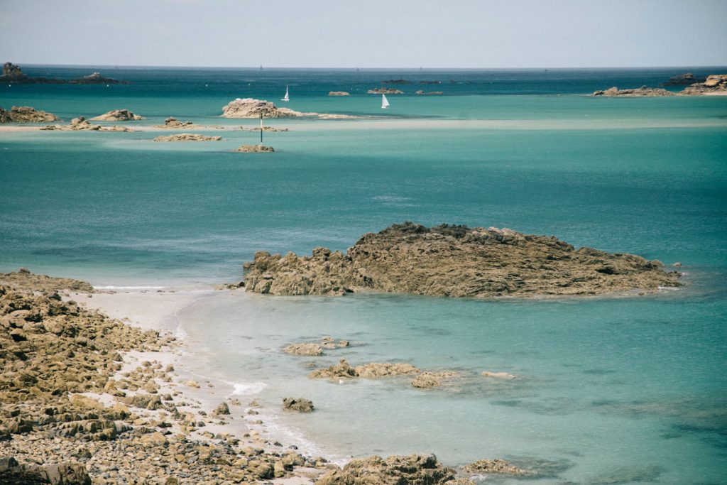 la côte d'Emeraude et les îles d'Ebihens