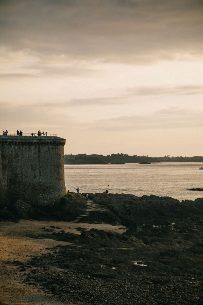balade sur les remparts de Saint-Malo