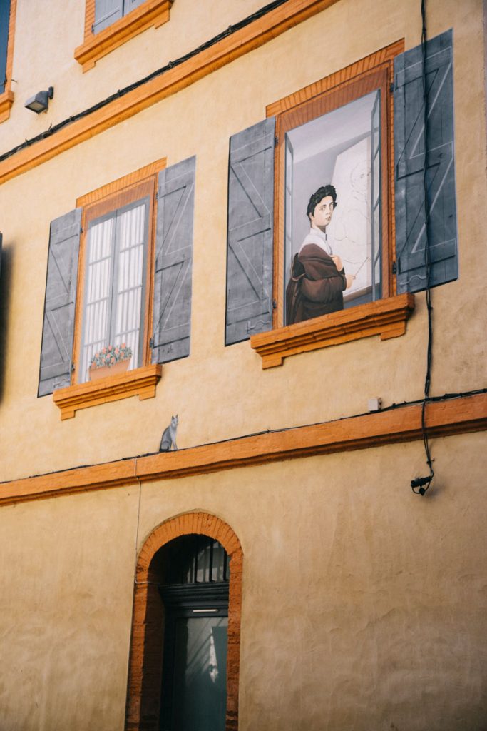 la trompe l'oeil de Ingres à Montauban