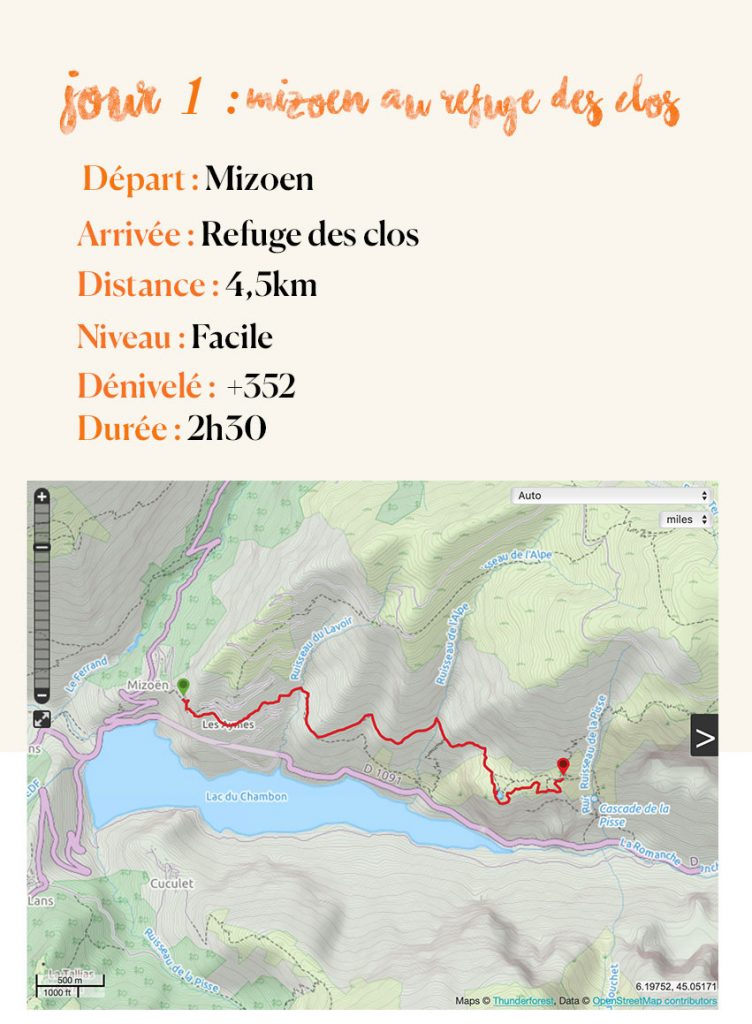 topographie jour 1 plateau d'emparis