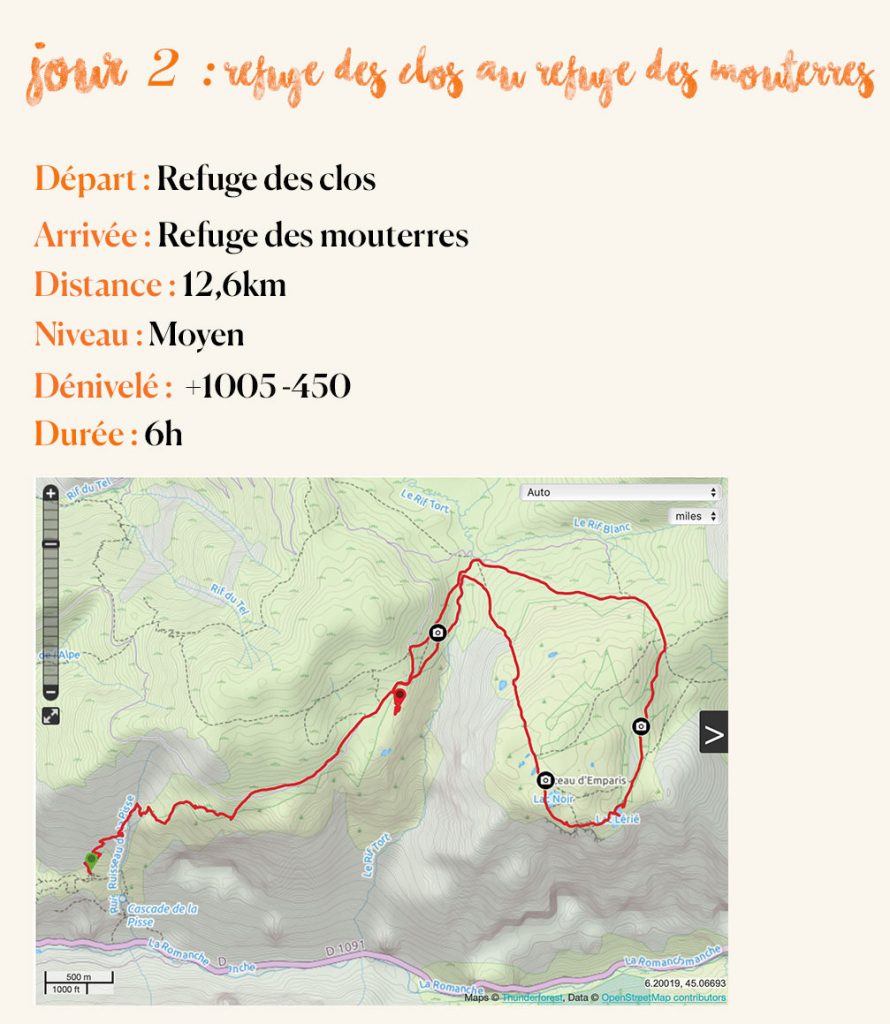 topographie jour 2 plateau d'Emparis