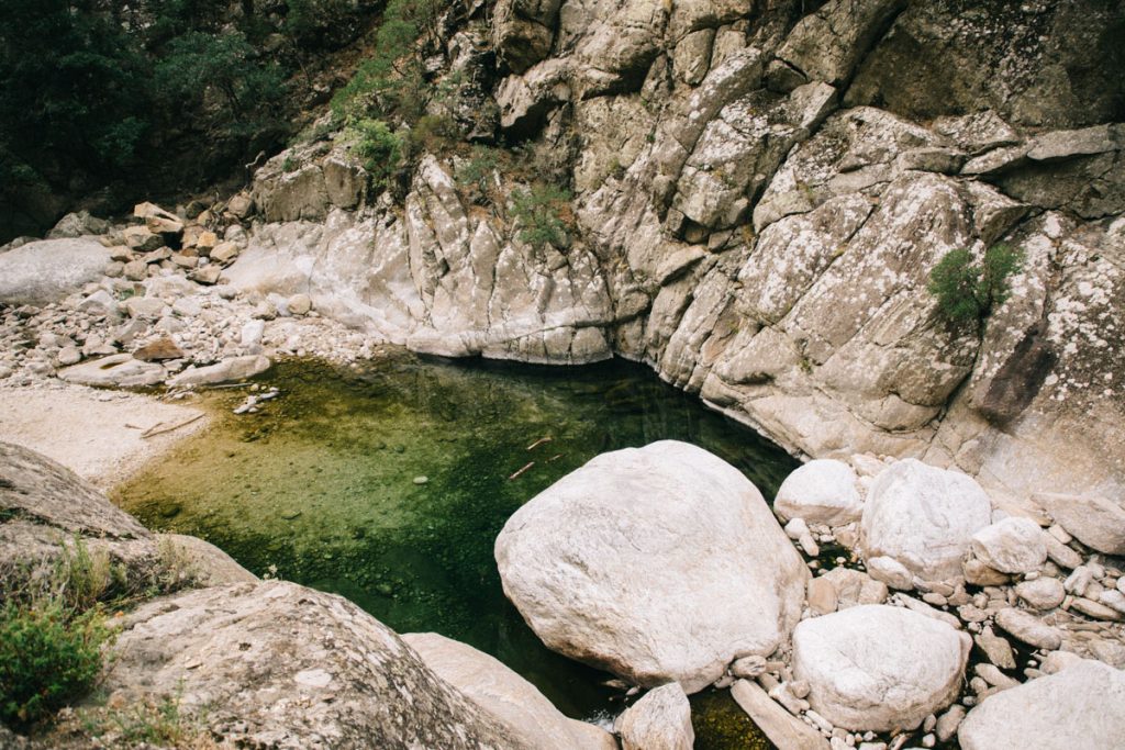 les piscine naturelle des gorges d'Héric