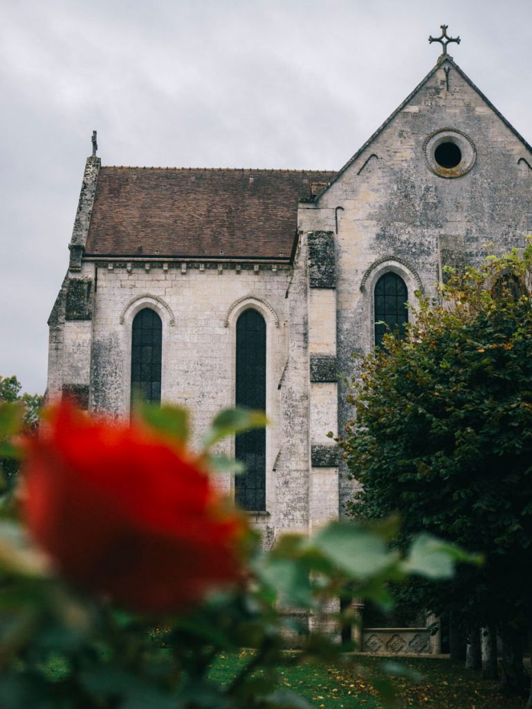 un abbaye sur le chemin de la madjacques à Vélo