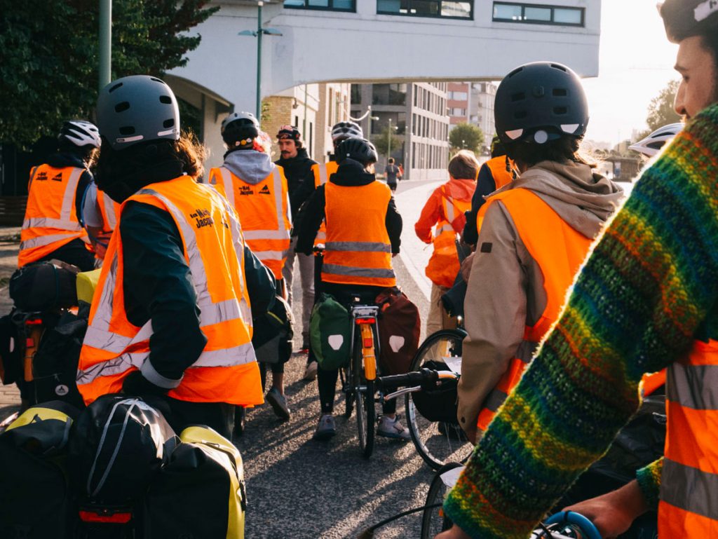  sur la ligne de départ à Pantin