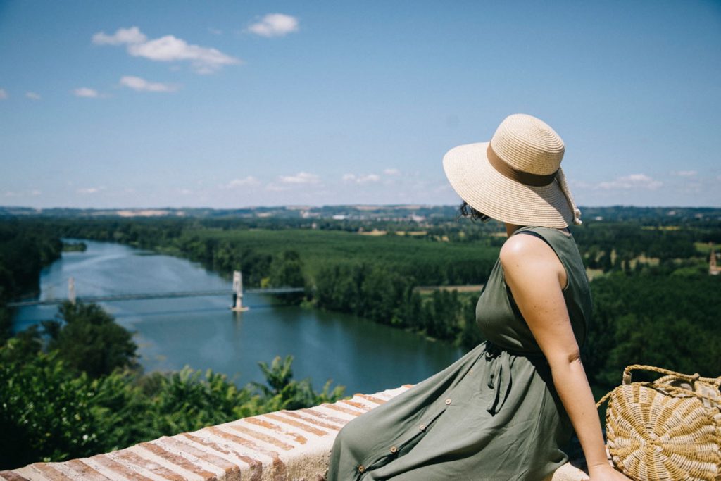 panorama sur la garonne depuis Auvillar. crédit photo : Clara FERRAND - blog Wildroad