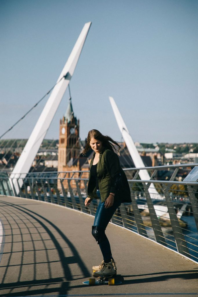 faire du longboard à Derry