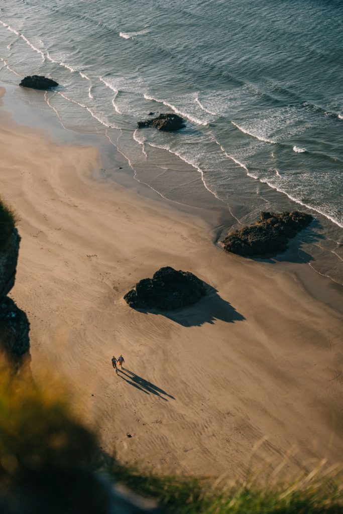 se balader sur la plage de Castlerock