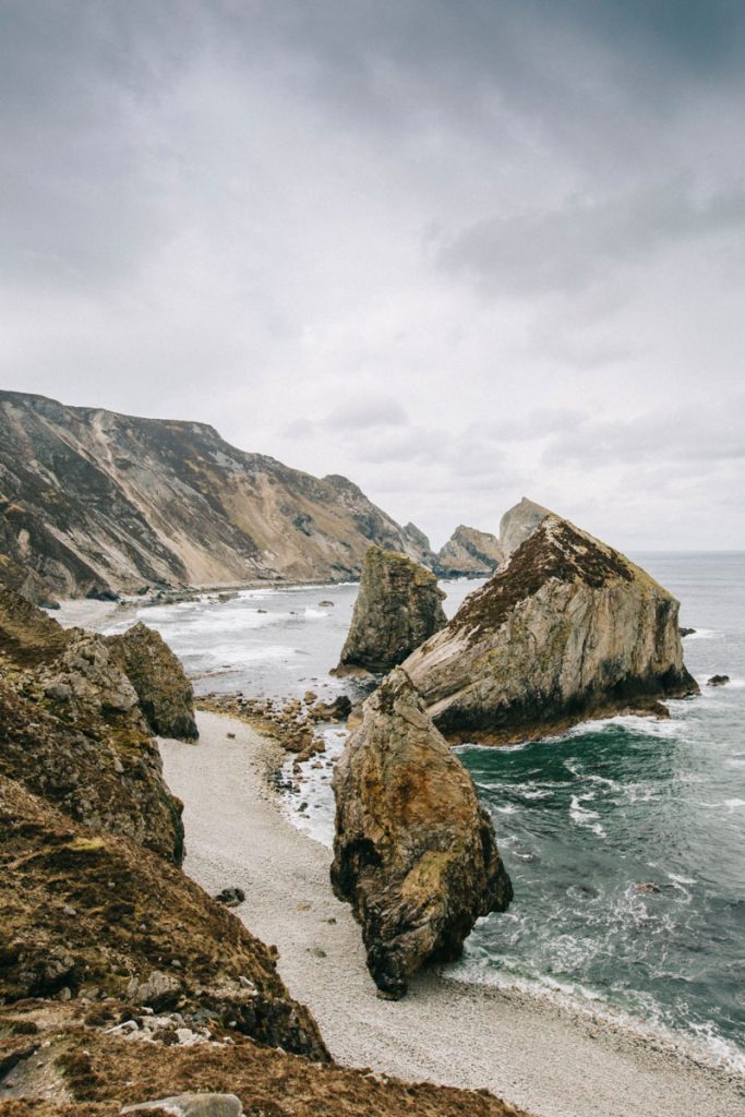 les sea stack du côté de port après une randonnée