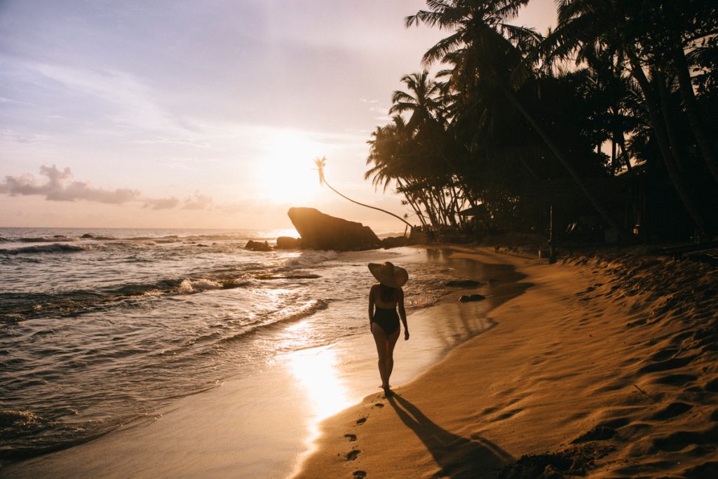les plage de la côte sud au Sri Lanka