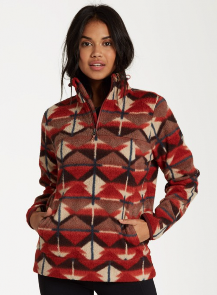polaire avec motif Billabong femme