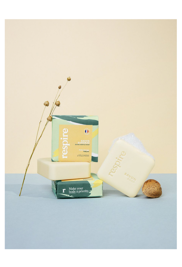 coffret savons solides par Respire