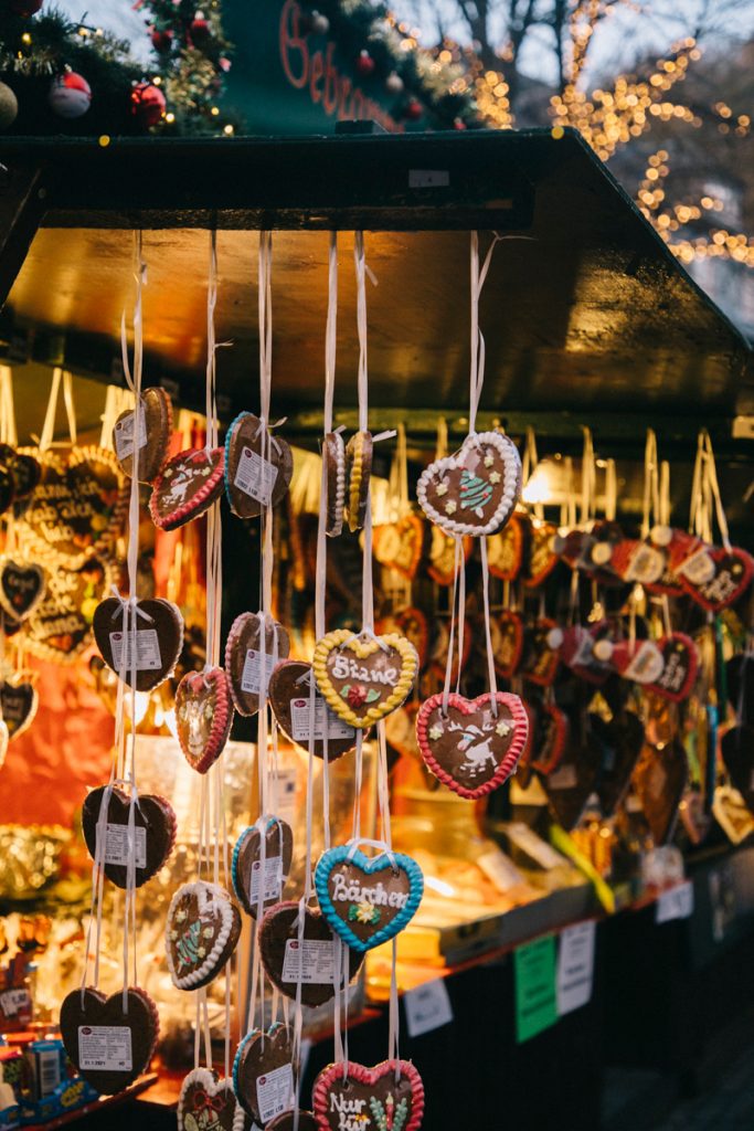 la tradition des pains d'épice sur les marché de Noël