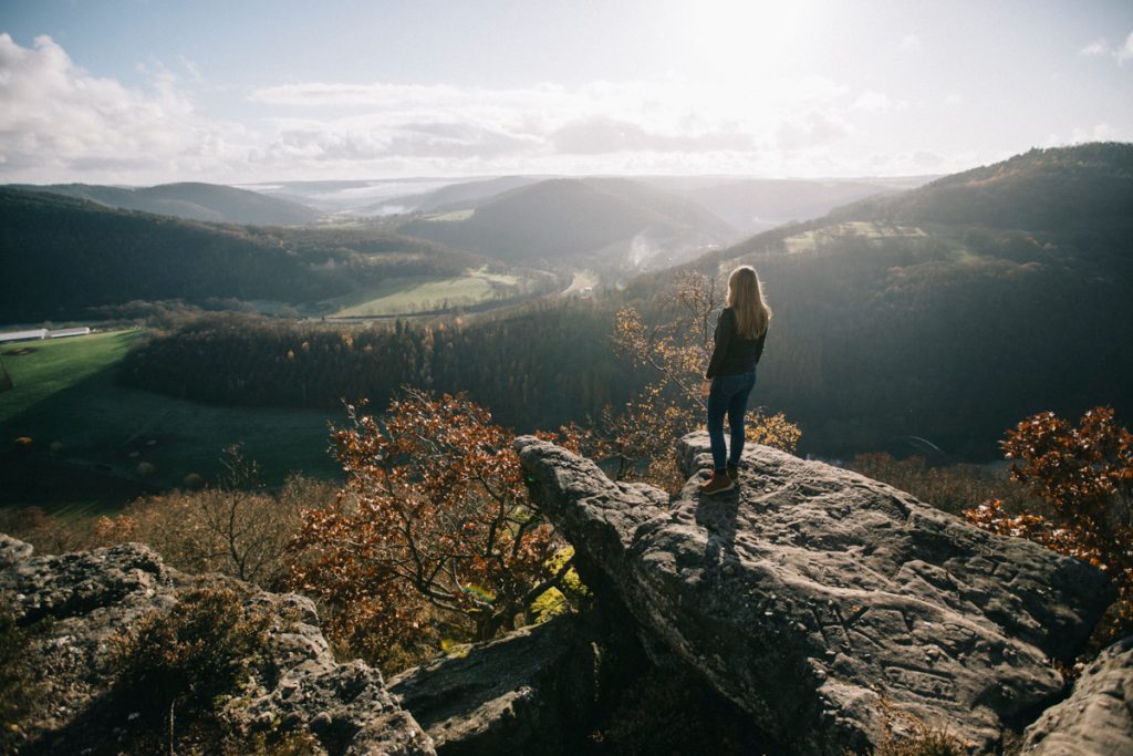 le panorama Eifelblick d'Eugeneinstein dans le parc national