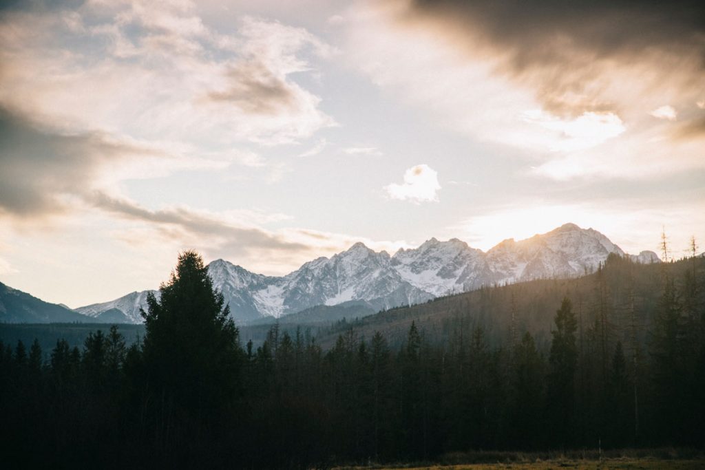les montagnes des Tatras du côté Polonais