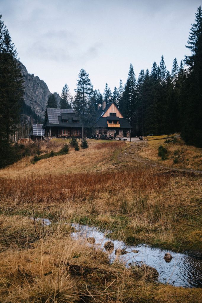 le refuge d'ornai dans le parc national des Tatras