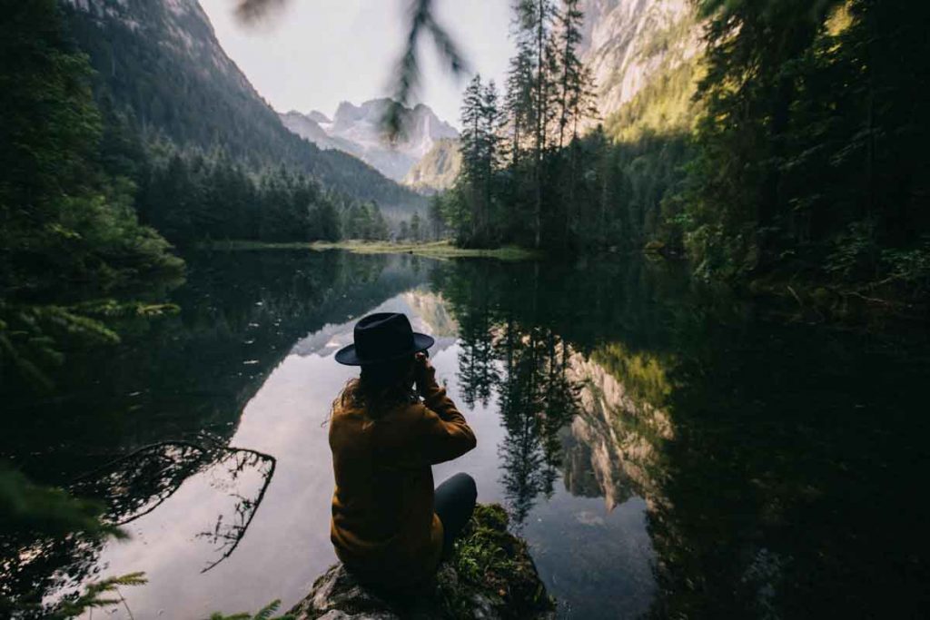 Les sentiers de randonnées du autour du lac de Gosausee