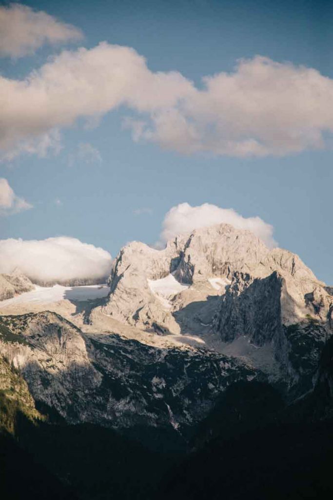 le magnifique glacier de horer Dachstein en Haute Autriche