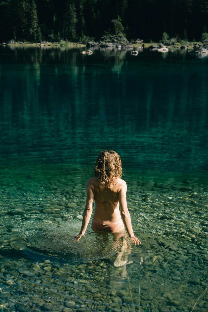 se baigner dans les lac en Autriche