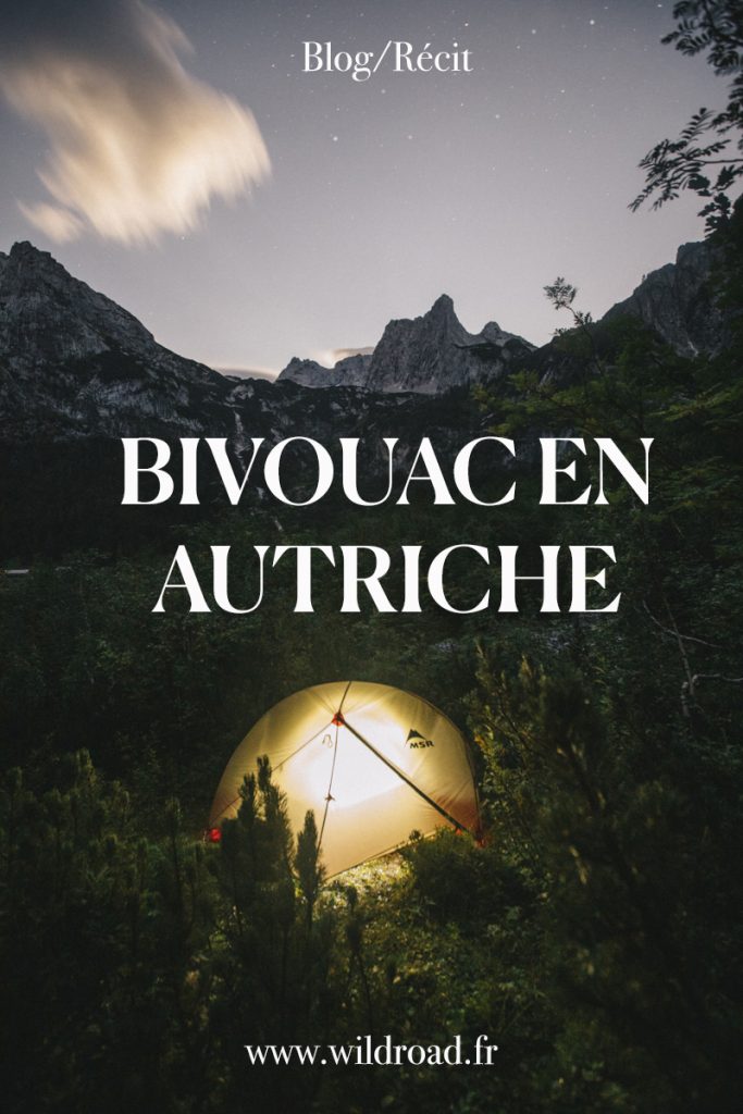 Tous mes conseils pour faire un bivouac en Autriche. Partez en randonné autour du lac de gosausee et planter la tente au lac supérieur.