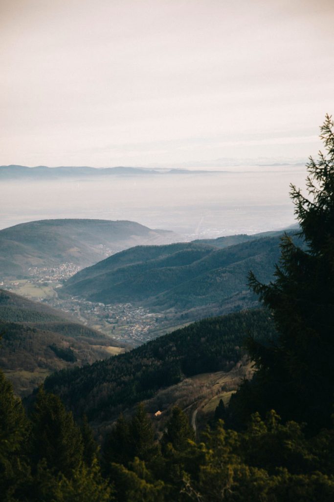 panorama sur Guebwiller depuis le Hilsenfirst