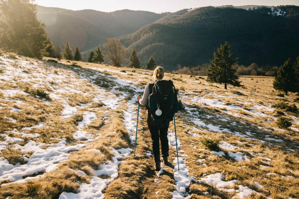 Dans la prairie pour redescendre vers le lac de la Lauch