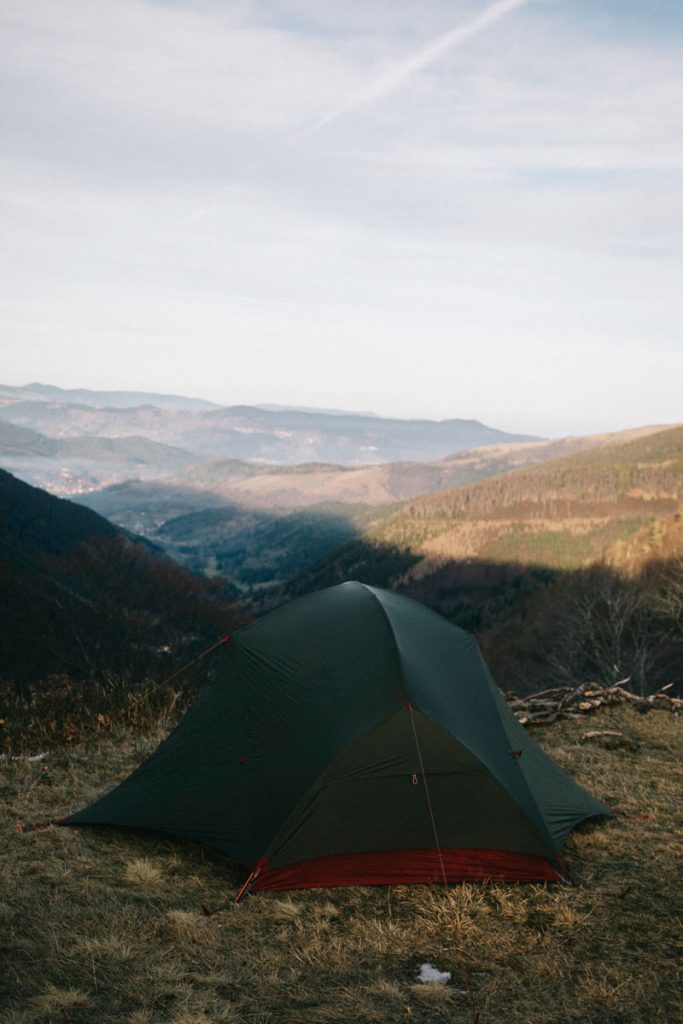 spot bivouac, camping sauvage dans les Vosges