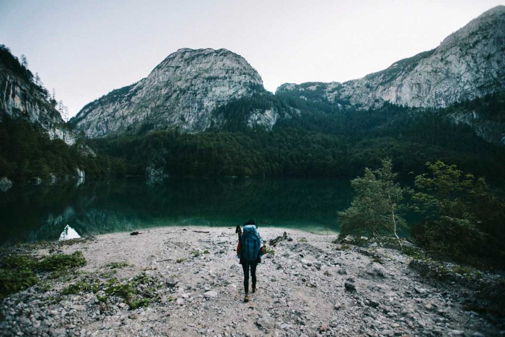 Le lac de Gosau et l'itinéraire de randonnée en famille