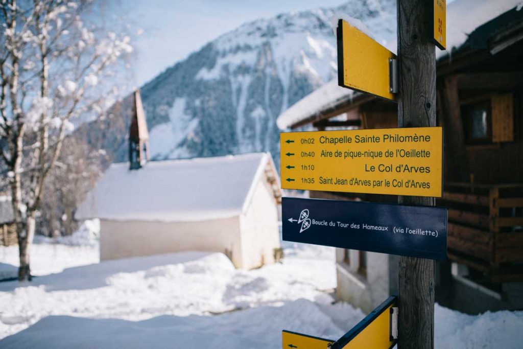 les différents circuits de raquettes à faire autour du Corbier, du niveau débutant à expert