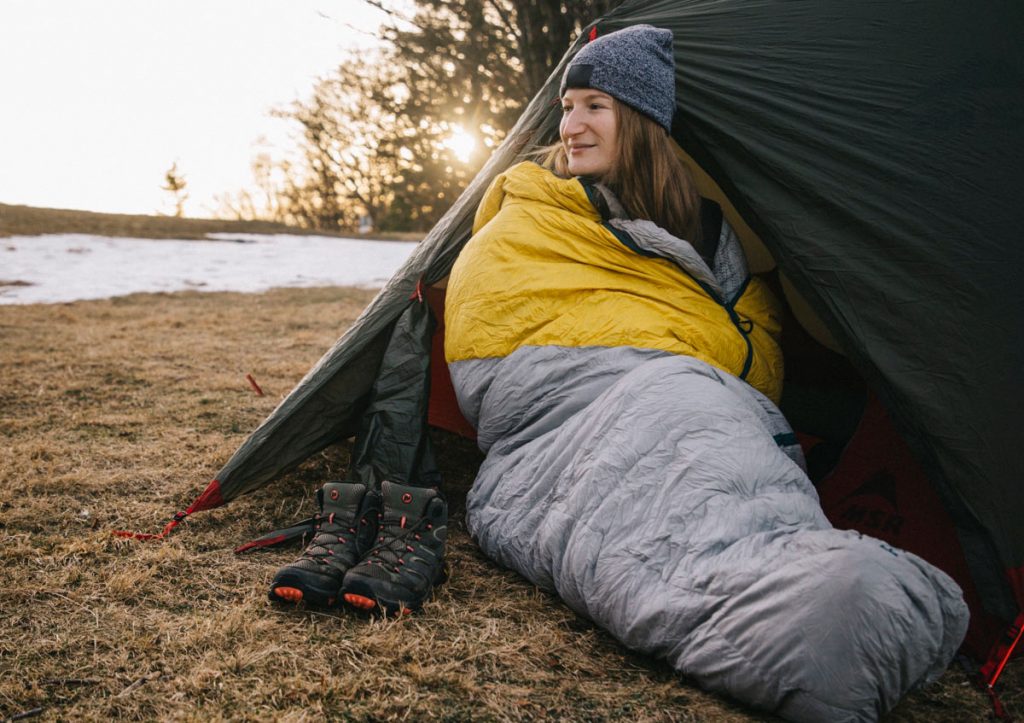 Quel duvet prévoir pour un bivouac en hiver dans les Vosges