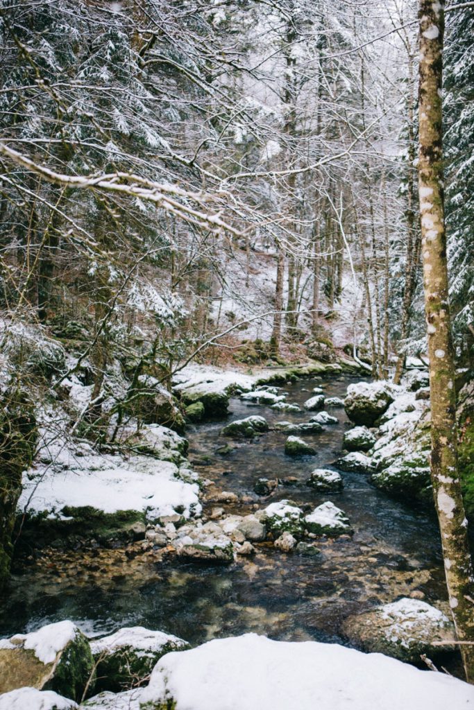 la rivière du guider vif dans le cirque