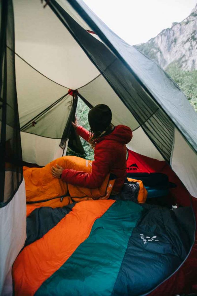 mon équipement pour camper en été en Autriche