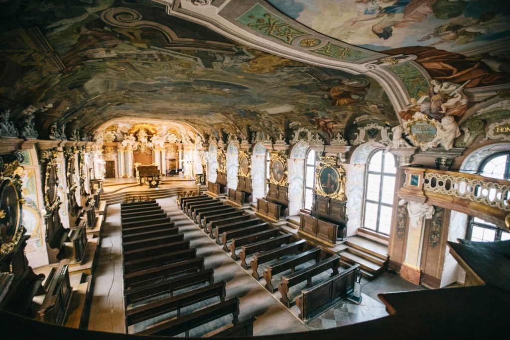 la salle baroque Leopoldine de l'université de Wroclaw