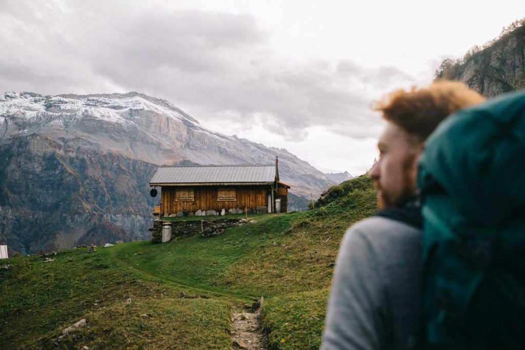 le chalet du Bornet dans le cirque de Sixt-Fer-à-Cheval