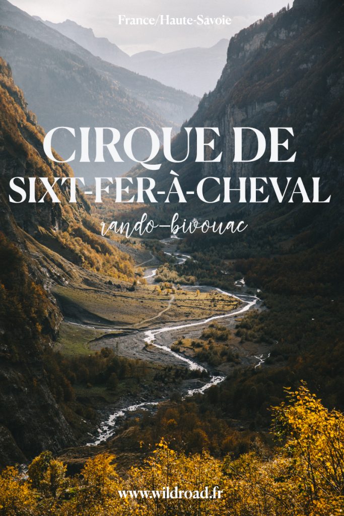 Le plus beaux paysages du cirque de Sixt-fer-à-Cheval lors d'une randonnée bivouac en automne. crédit photo : Clara Ferrand #savoie #hautesavoie #sixtferacheval #savoiemontblanc #alpes #france