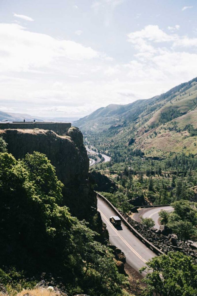 Rowenta crest, la route historique de columbia river gorge. crédit photo : Clara Ferrand - Wildroad