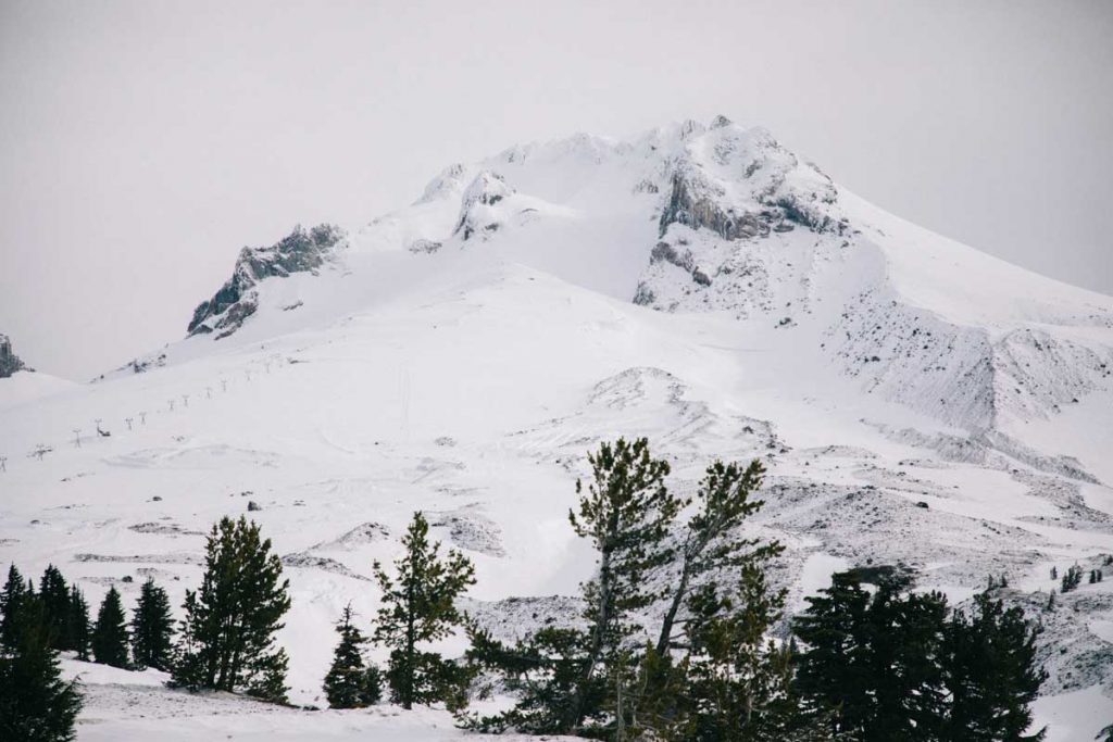 L mont Hood un des volcan de la chaine des cascade en oregon. crédit photo : Clara Ferrand