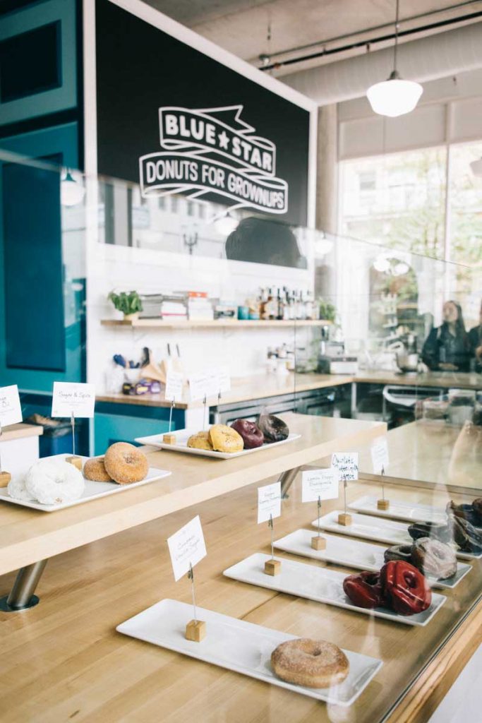 Le blue star coffee à Portland, les meilleur donuts de la ville. crédit photo : Clara Ferrand - Wildroad