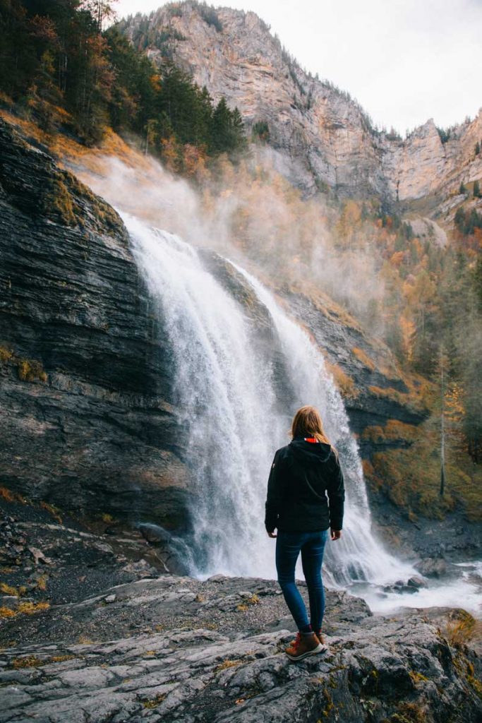 La cascade du Rouget à Sixt en Haute savoie est impressionnante. Crédit photo : Clara Ferrand #hautesavoie #alpes #france