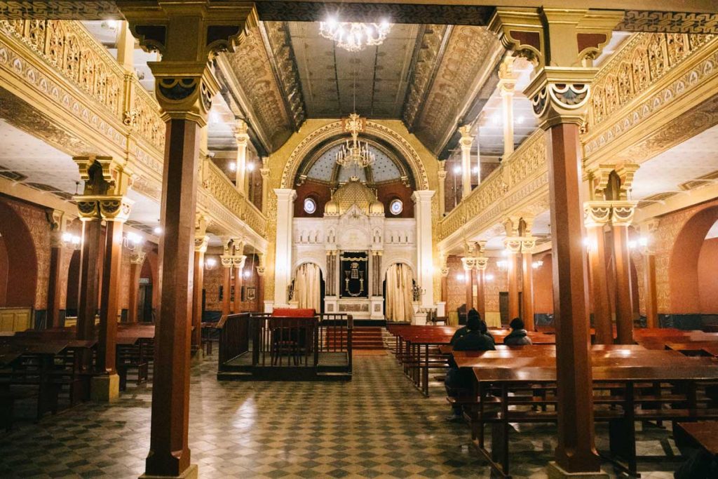 La grande synagogue du quartier juif à Cracovie. credit photo : Clara Ferrand - blog Wildroad