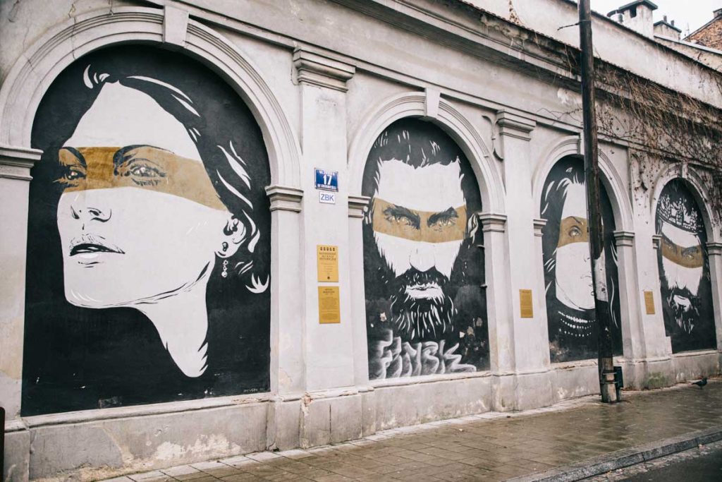 Visiter le quartier juif et faire un parcourt de street art à Kazimierz. credit photo : Clara Ferrand - blog Wildroad