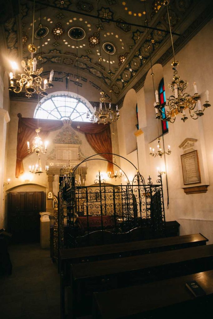 La synagogue de Remuh dans le quartier juif de Cracovie . Crédit photo : Clara Ferrand