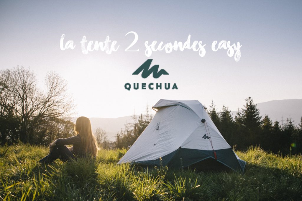 Débuter le camping avec la nouvelle tente 2 secondes de Quechua dispo chez Décathlon