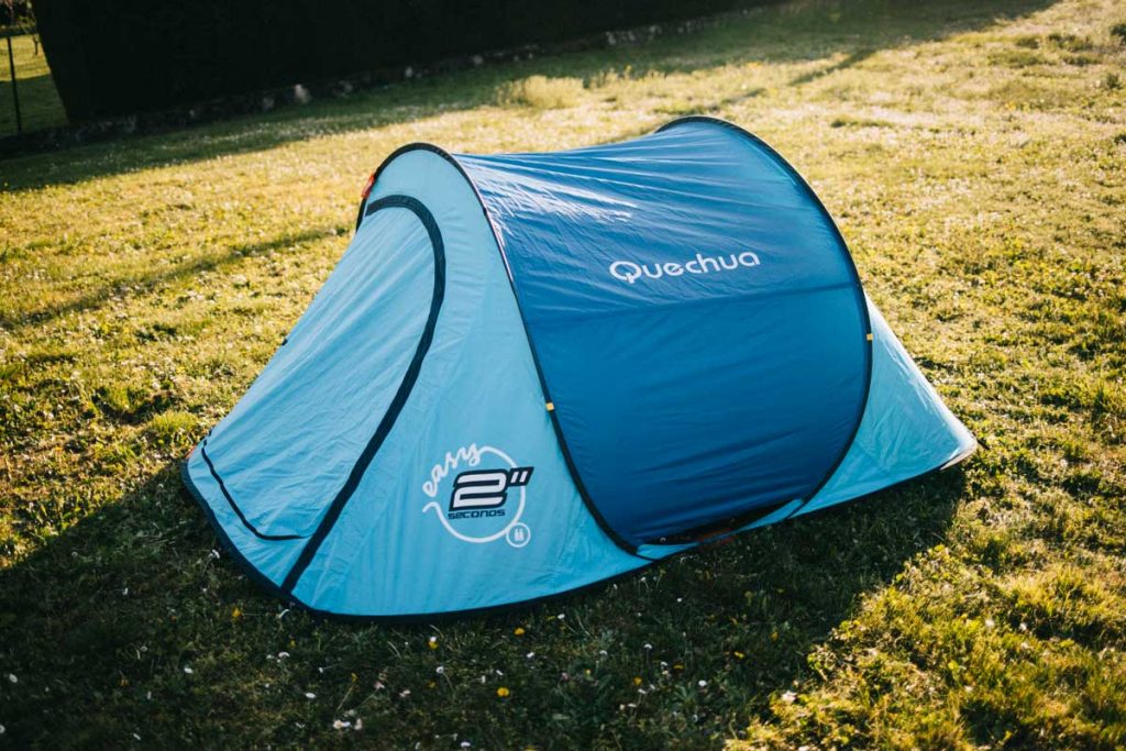 L'ancienne tente 2 seconde de chez Quechua, un modèle de 2007